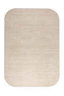 Beige Minimalist Carpet 5' x 7'5" | DF Lignes | Oroatrade.com
