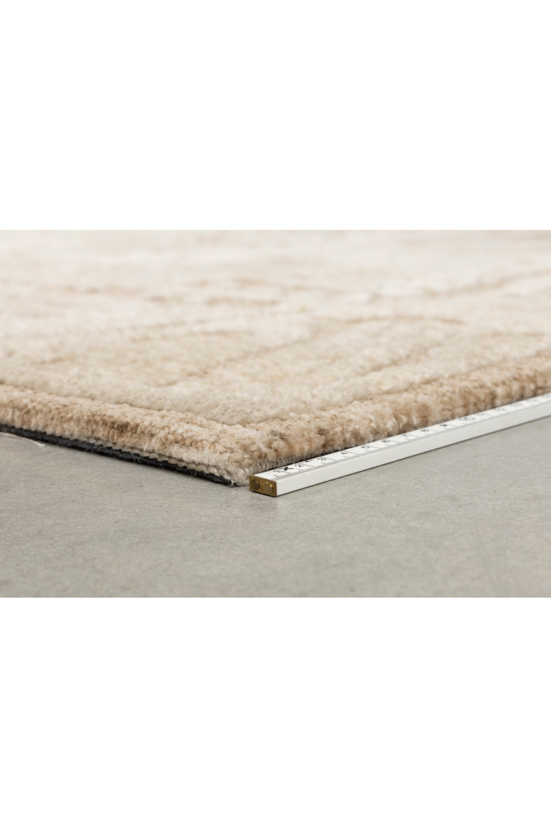 Patterned Beige Carpet 5' x 8' | DF Cuzco | Oroatrade.com