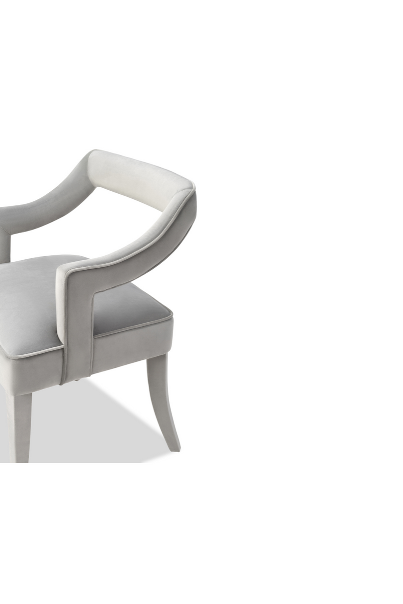 Gray Velvet Dining Armchair | Liang & Eimil Calvin | Oroatrade.com