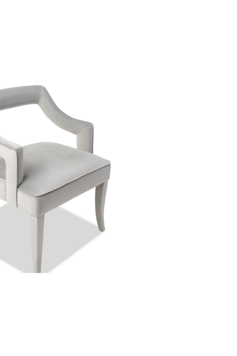 Gray Velvet Dining Armchair | Liang & Eimil Calvin | Oroatrade.com