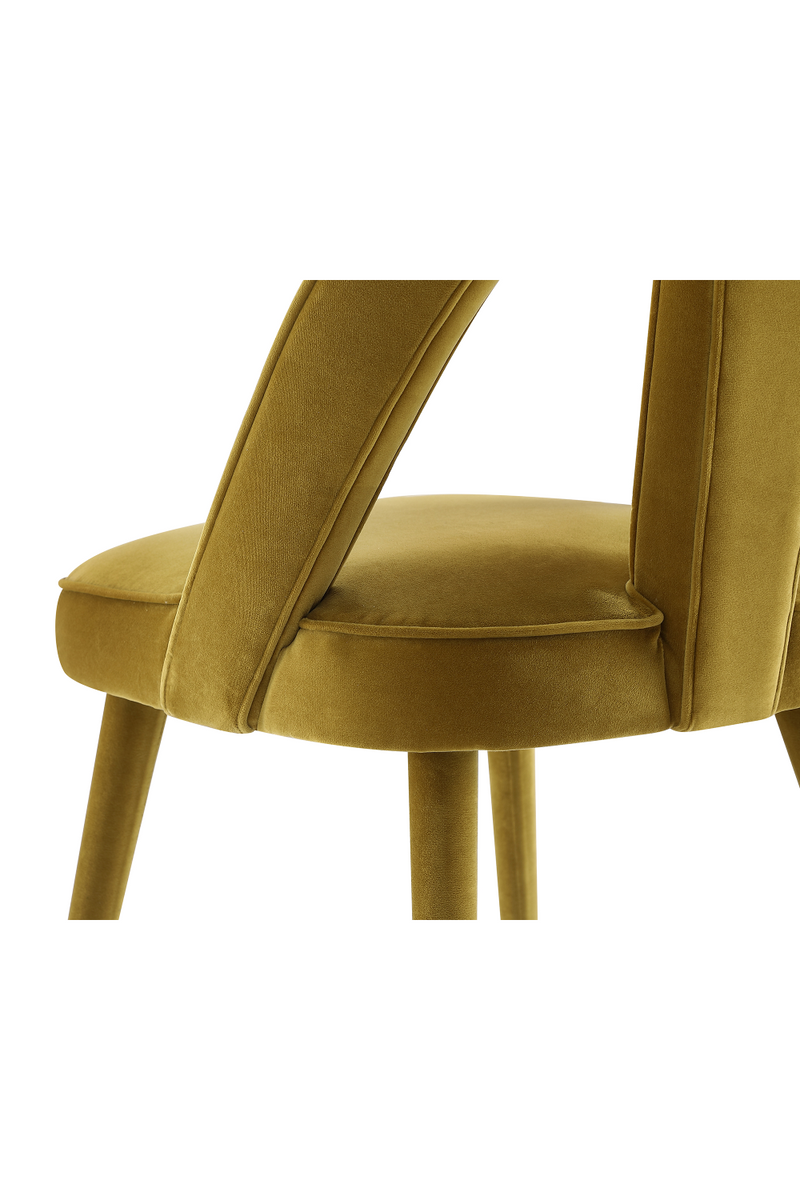 Mustard Velvet Dining Chair | Liang & Eimil Pigalle | Oroatrade.com