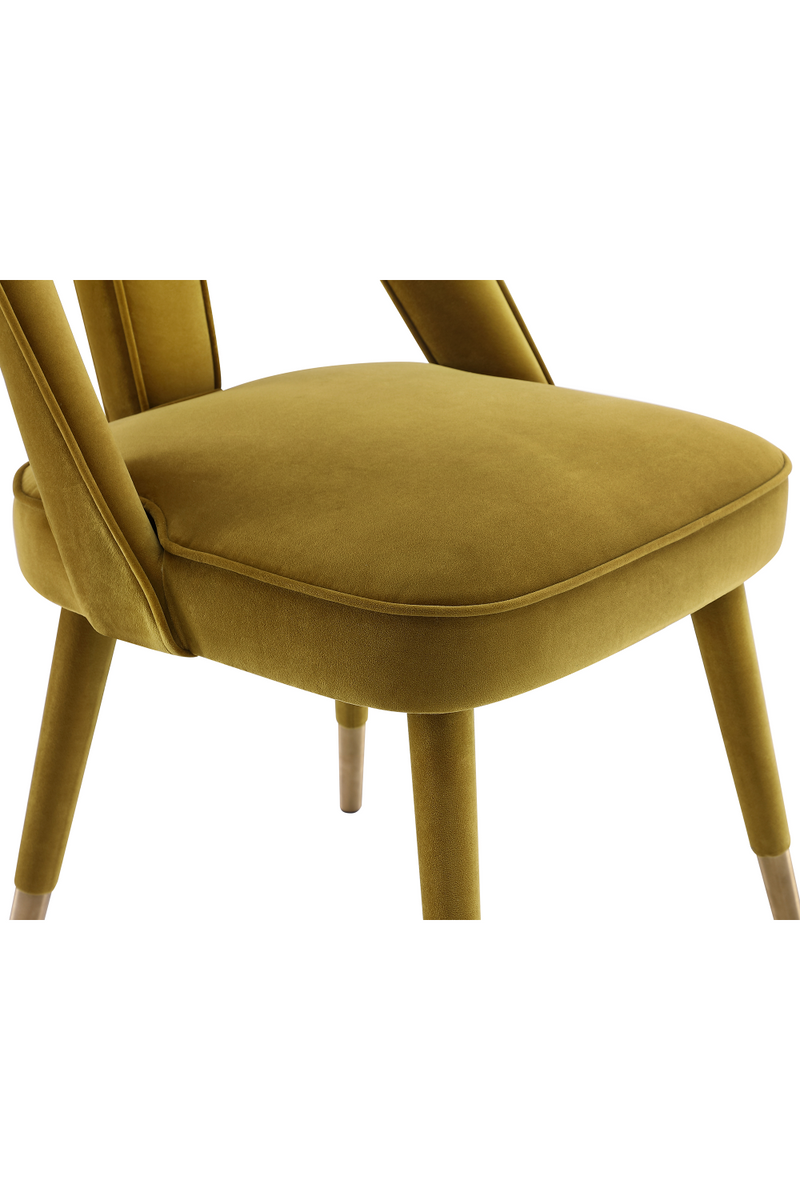 Mustard Velvet Dining Chair | Liang & Eimil Pigalle | Oroatrade.com