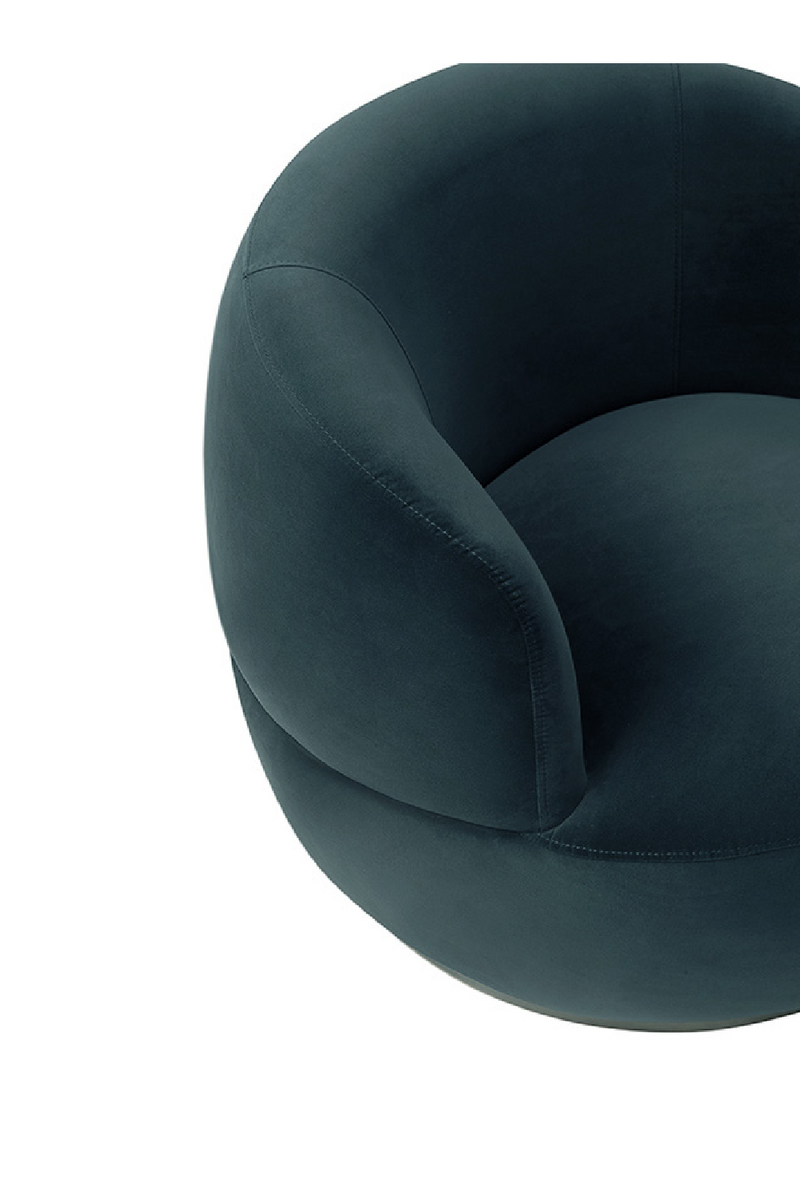 Circular Velvet Swivel Chair | Liang & Eimil Vitale | Oroatrade.com