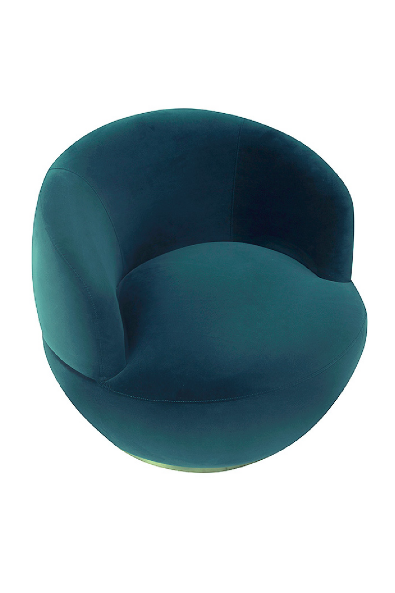 Circular Velvet Swivel Chair | Liang & Eimil Vitale | Oroatrade.com