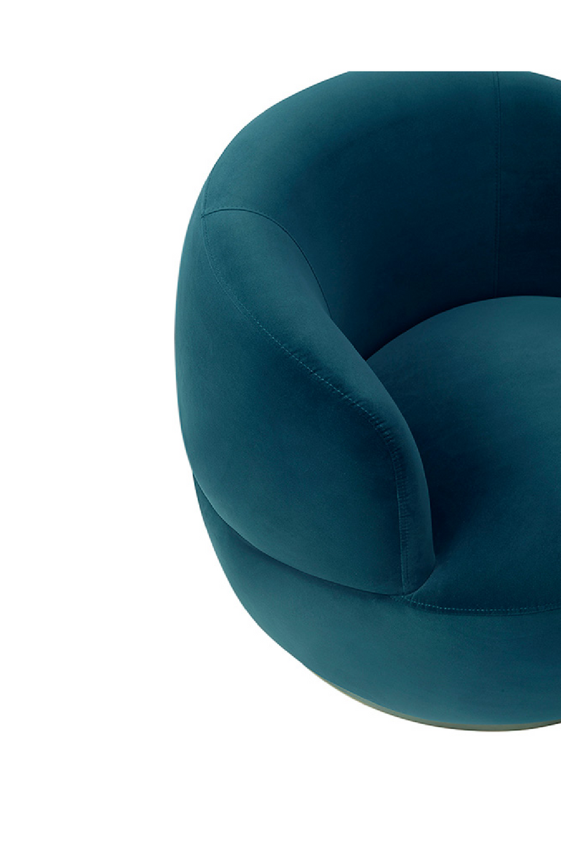 Circular Velvet Swivel Chair | Liang & Eimil Vitale | Oroatrade.com
