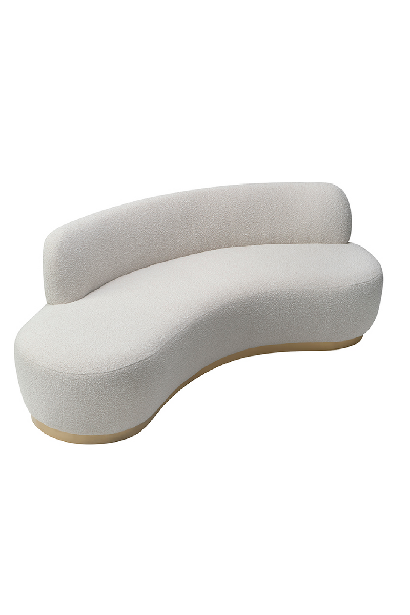 Bouclé Sand Curve Right Sofa | Liang & Eimil Sasha | Oroatrade.com