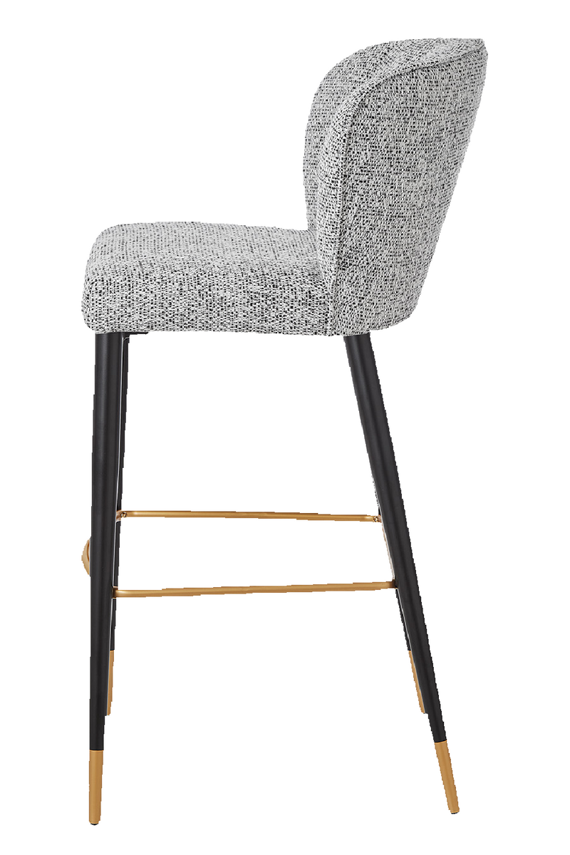 Channeled Gray Bar Stool | Liang & Eimil Maya | Oroatrade.com