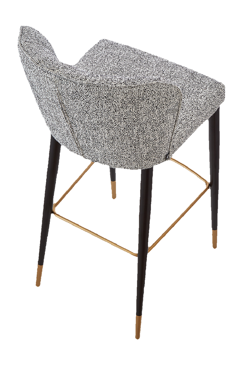 Channeled Gray Bar Stool | Liang & Eimil Maya | Oroatrade.com