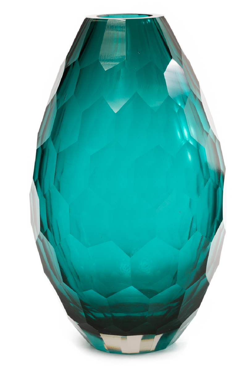 Turquoise Glass Vase | Liang & Eimil Teal | Oroatrade.com