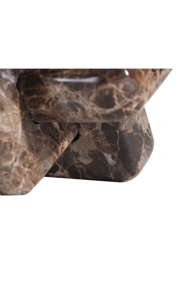 Brown Marble Abstract Sculpture Set (2) | Liang & Eimil Carlton | Oroatrade.com