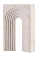 Beige Travertine Sculpture | Liang & Eimil Arch II | Oroatrade.com