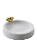 Round White Marble Ash Tray | Liang & Eimil Boswell | Oroatrade.com