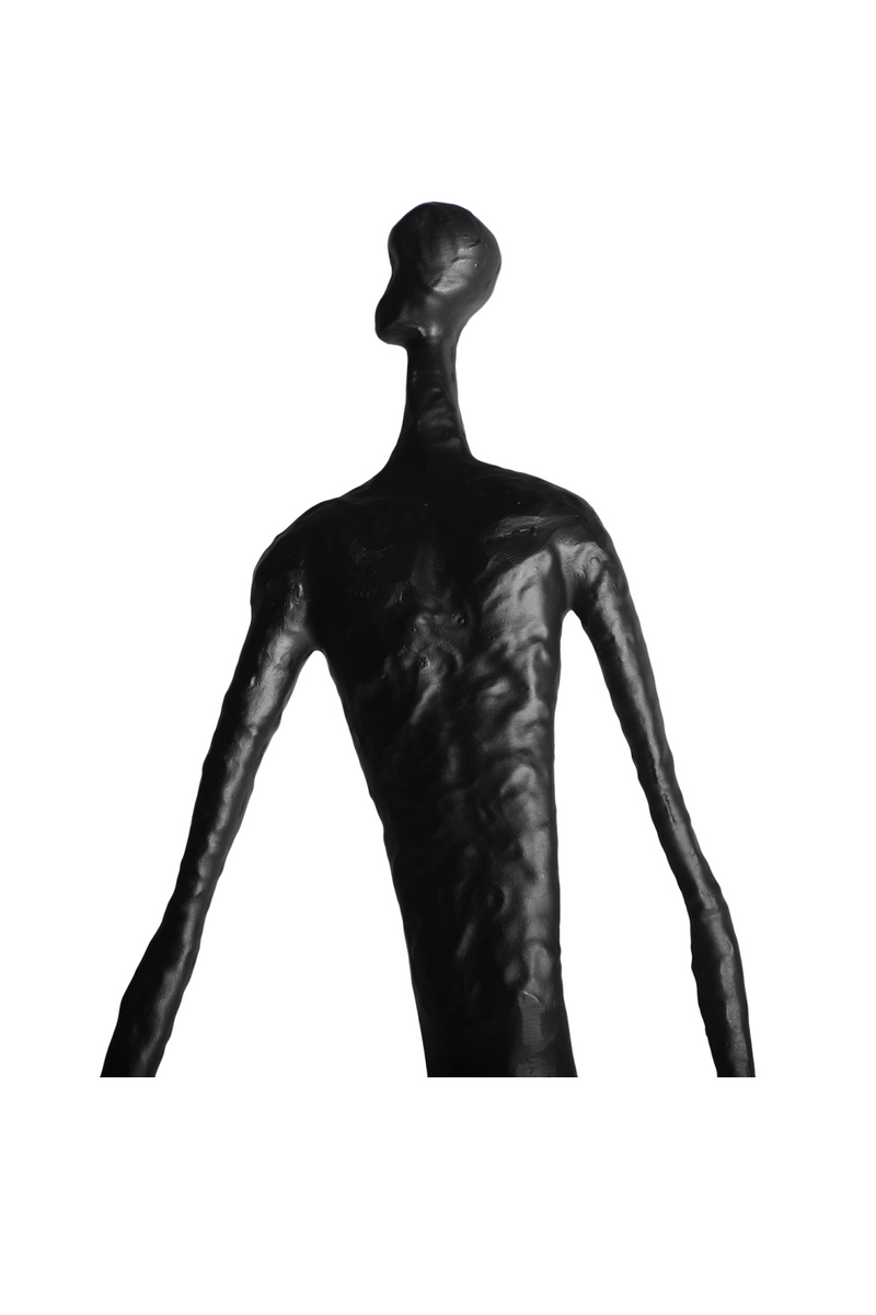Black Abstract Human Sculpture | Liang & Eimil Boyton | Oroatrade.com