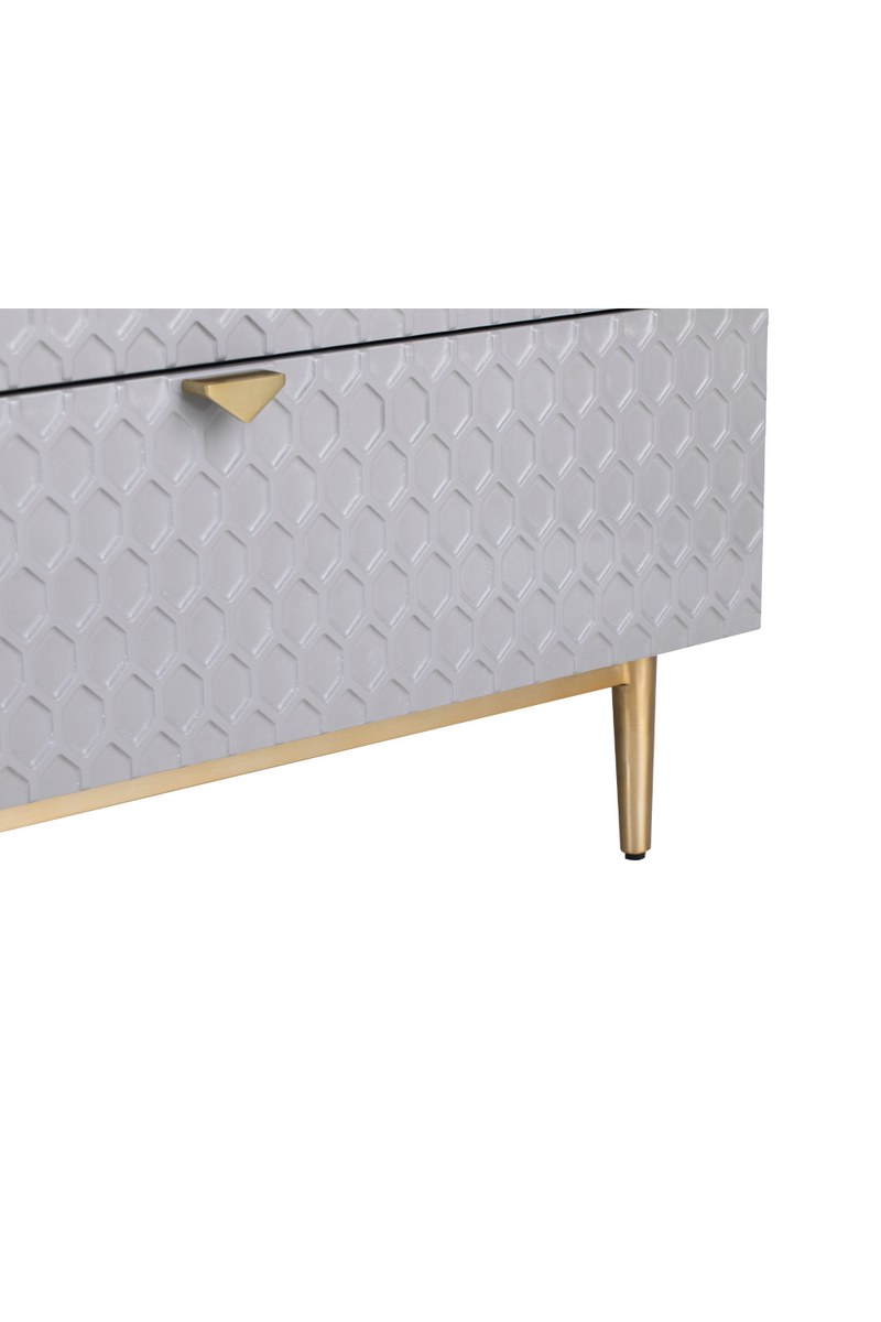 3-Drawer Glossy Chest | Liang & Eimil Bolero | Oroatrade.com