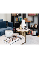 White Round Marble Side Table | Liang & Eimil Camden | Oroatrade.com