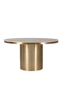 White Marble Pedestal Dining Table | Liang & Eimil Camden | Oroatrade.com