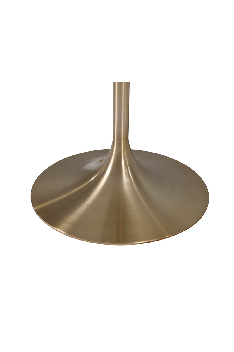 Brass Round Pedestal Dining Table | Liang & Eimil Telma | Oroatrade.com