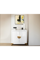 2-Door White Lacquer Sideboard | Liang & Eimil Otium | Oroatrade.com