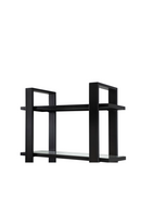 Dark Brown/Black Metal Glass Bookcase - Liang & Eimil Arundel | Oroatrade.com