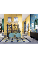 Dark Brown/Black Metal Glass Bookcase - Liang & Eimil Arundel | Oroatrade.com