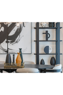 Dark Brown/Black Metal Glass Bookcase - Liang & Eimil Arundel | Oroatrade.com