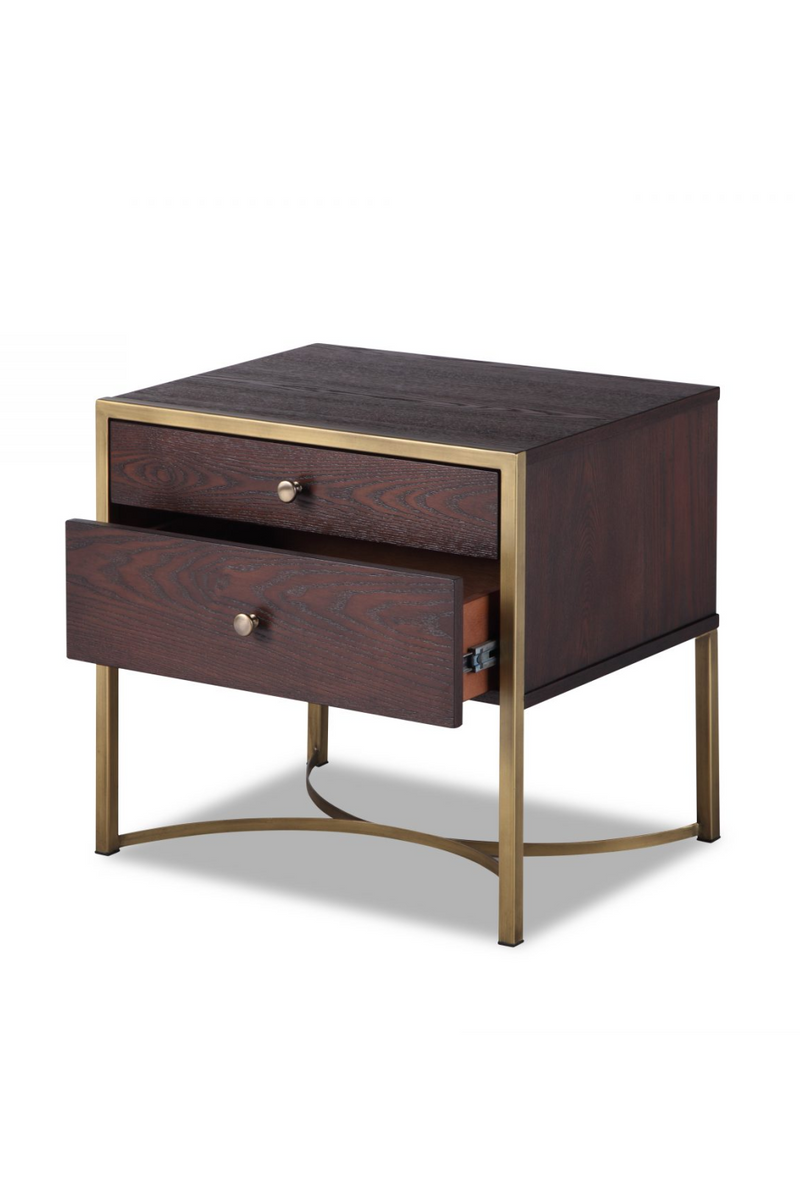 2-Drawer Brown Bedside Table | Liang & Eimil Rivoli | Oroatrade.com