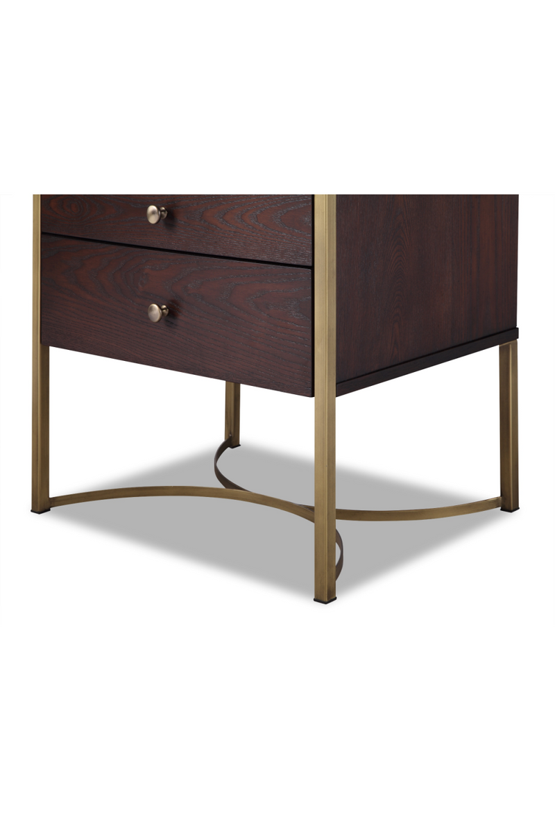 2-Drawer Brown Bedside Table | Liang & Eimil Rivoli | Oroatrade.com