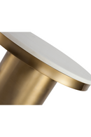 White Round Marble Side Table | Liang & Eimil Camden | Oroatrade.com