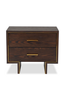 Dark Brown Rectangular Bedside Table | Liang & Eimil Tigur | Oroatrade.com