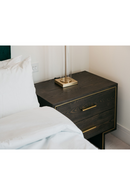 Dark Brown Rectangular Bedside Table | Liang & Eimil Tigur | Oroatrade.com