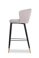 Velvet Curved Barstool | Liang & Eimil Elica | Oroatrade.com