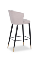Velvet Curved Barstool | Liang & Eimil Elica | Oroatrade.com