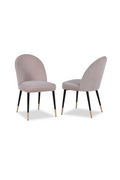Curved Modern Dining Chair Set (2) | Liang & Eimil Alfa | Oroatrade.com