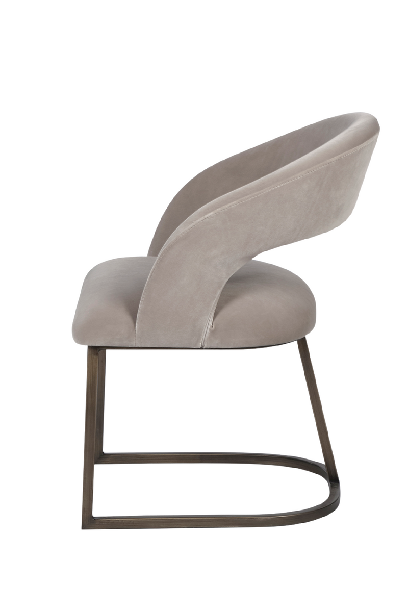 Mink Velvet Upholstered Dining Chair | Liang & Eimil Alfie | Oroatrade.com