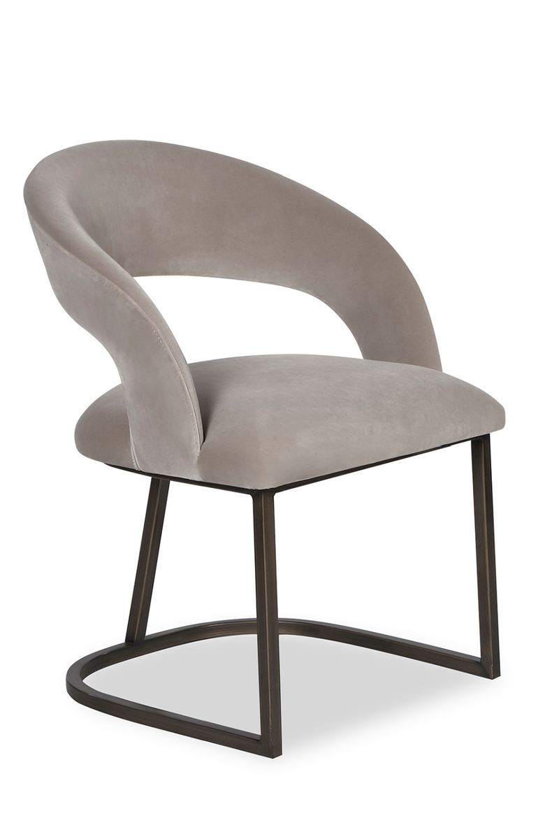 Mink Velvet Upholstered Dining Chair | Liang & Eimil Alfie | Oroatrade.com