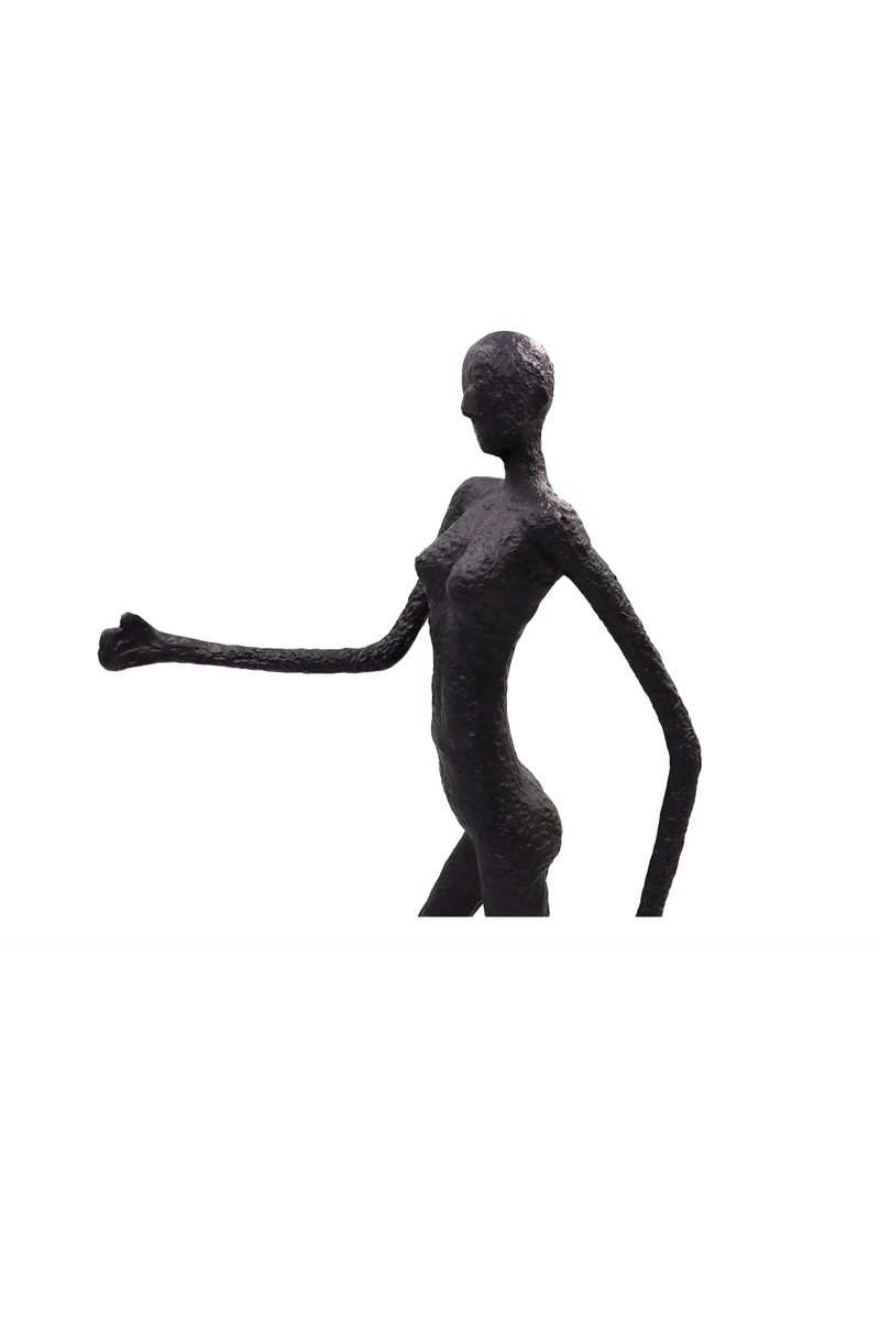 Black Metal Man Sculpture | Liang & Eimil Rene | Oroatrade.com