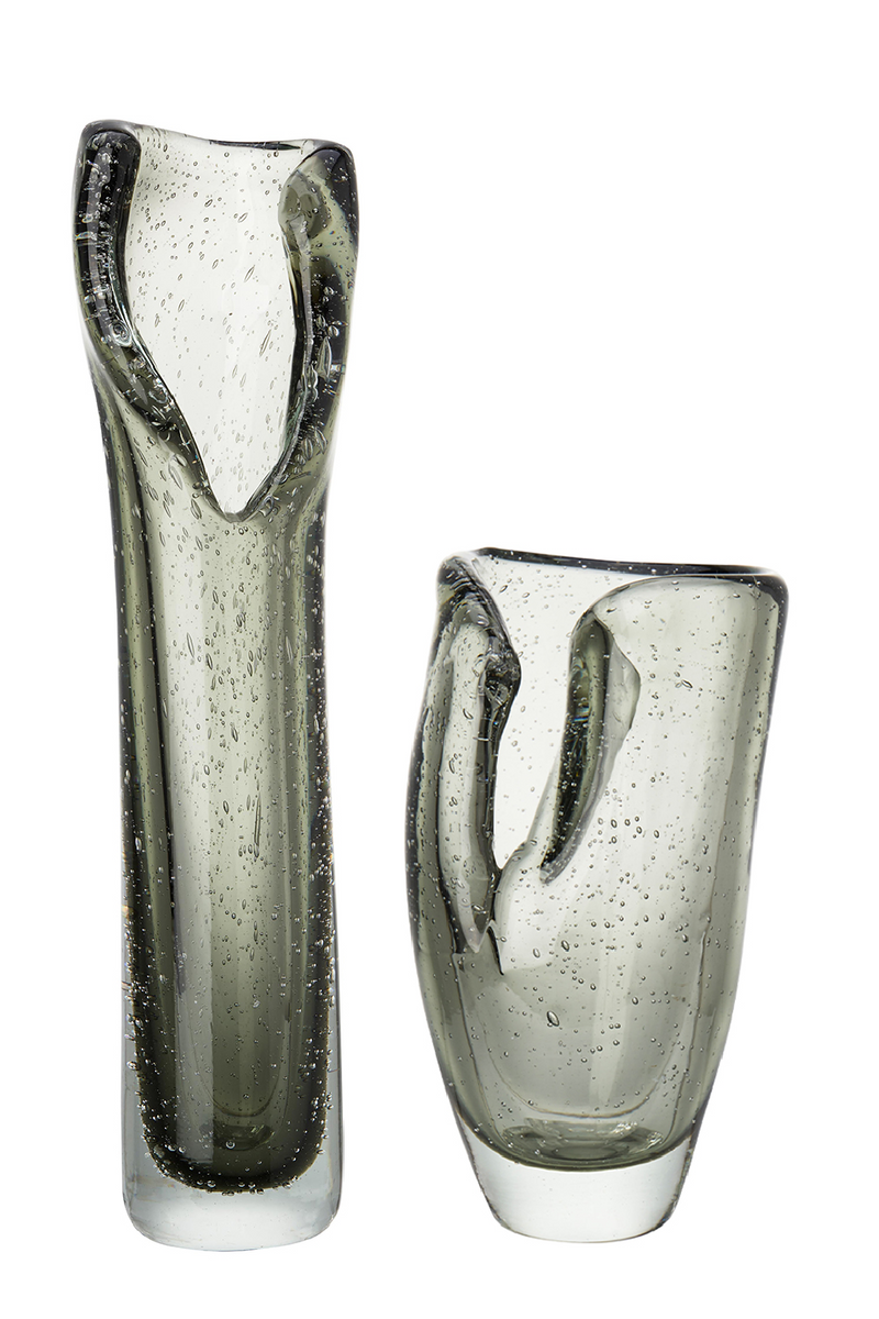 Gray Glass Organic Vase L | Liang & Eimil Elise | Oroatrade.com