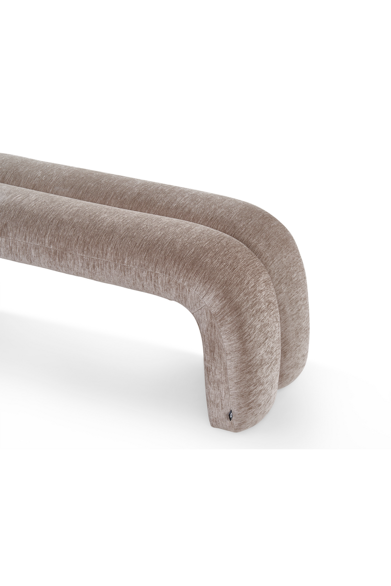 Upholstered Curved Bench | Liang & Eimil Piper | Oroatrade.com