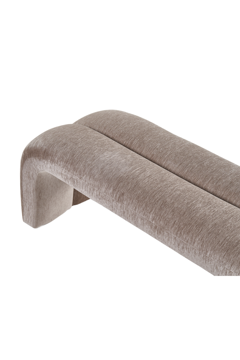 Upholstered Curved Bench | Liang & Eimil Piper | Oroatrade.com