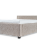 Taupe Chenille Arched King Bed | Liang & Eimil Lagos | Oroatrade.com