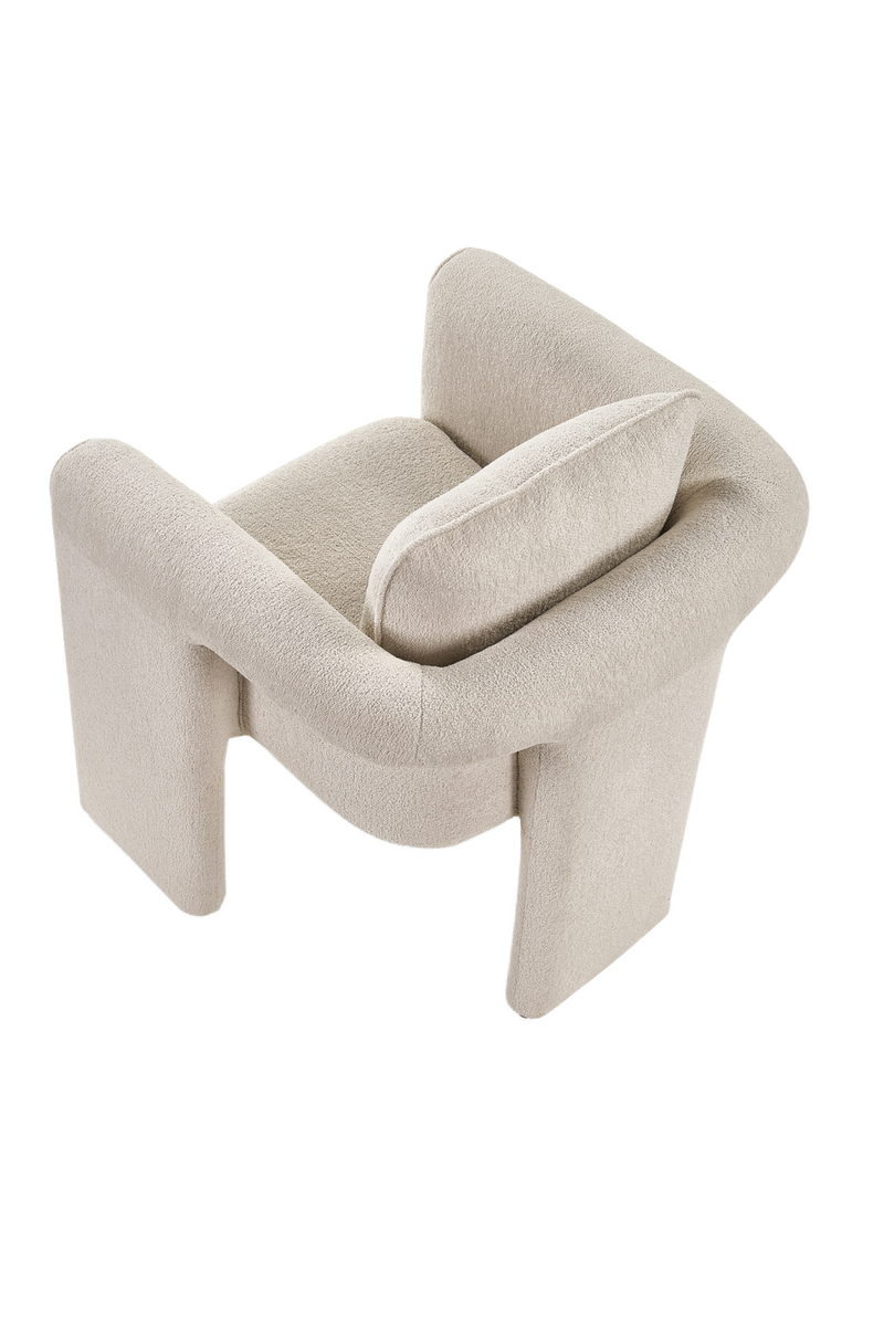 Cream Chenille Occasional Chair | Liang & Eimil Bloom