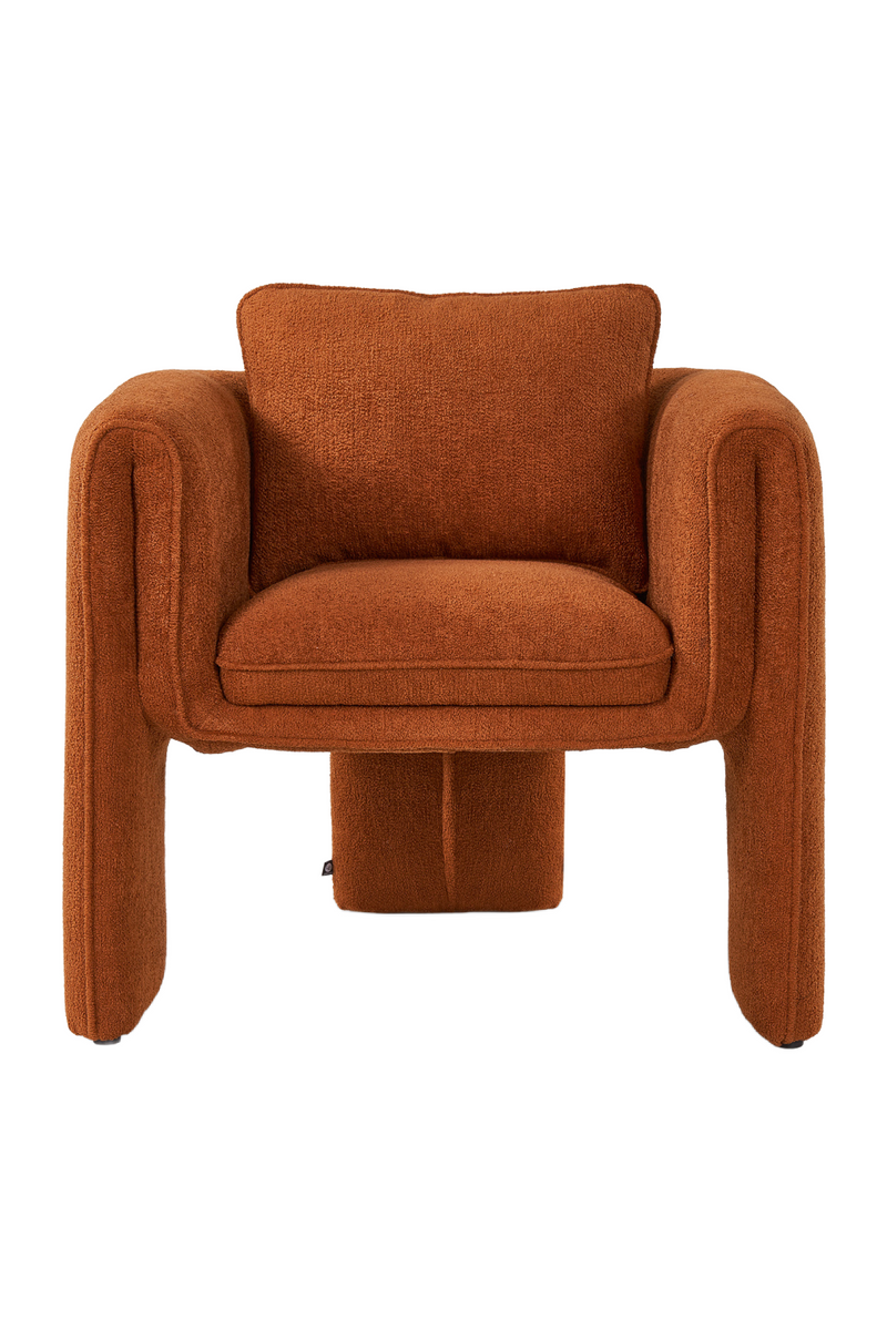 Rust Chenille Occasional Chair | Liang & Eimil Bloom | Oroatrade.com