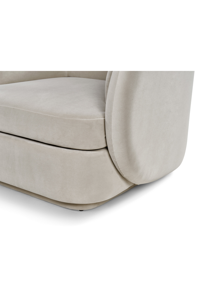 Light Gray Velvet Occasional Chair | Liang & Eimil Chantal | Oroatrade.com