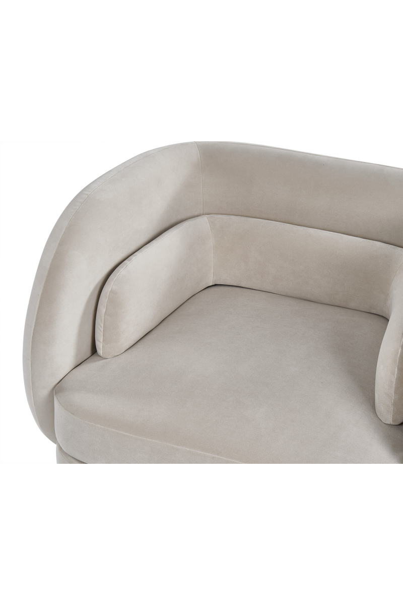 Light Gray Velvet Occasional Chair | Liang & Eimil Chantal | Oroatrade.com