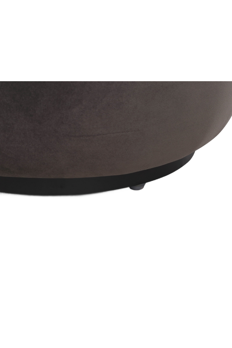 Dark Gray Velvet Ottoman | Liang & Eimil Polter | Oroatrade.com