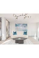 Cream Velvet 3-Seater Sofa | Liang & Eimil Pimlico | Oroatrade.com