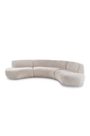 Taupe Chenille Curved Sofa | Liang & Eimil Pip | Oroatrade.com