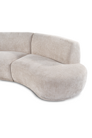 Taupe Chenille Curved Sofa | Liang & Eimil Pip | Oroatrade.com