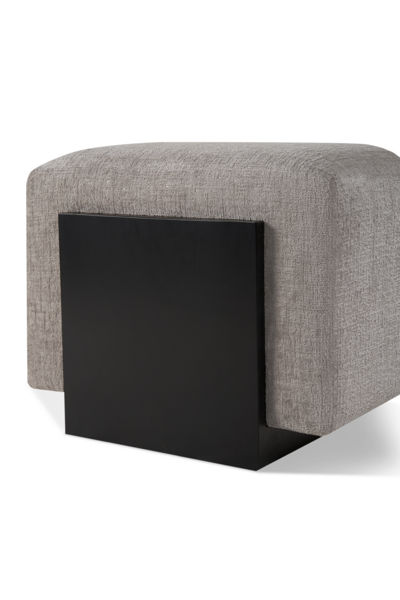 Gray Chenille Stool | Liang & Eimil Warwick | Oroatrade.com