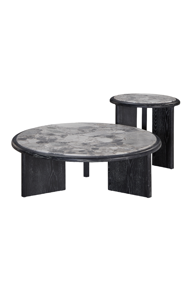 Gray Marble Round Coffee Table | Liang & Eimil Herman | Oroatrade.com